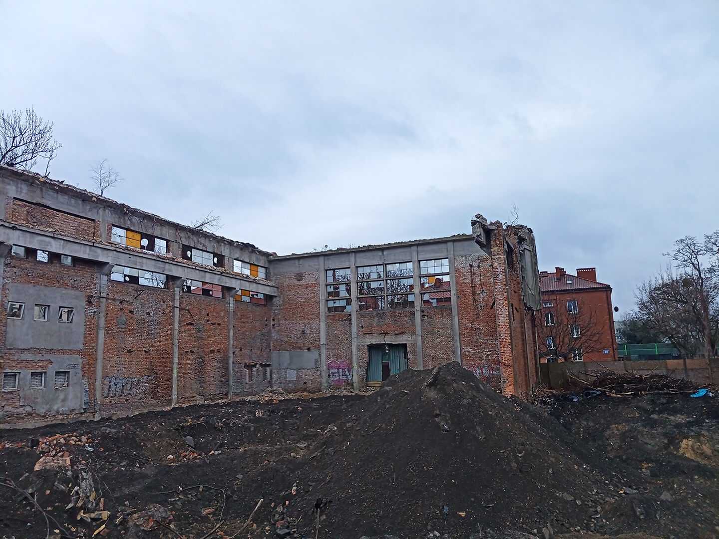 Postęp prac na osiedlu Fabrica Ursus w Warszawie - etap nr 1